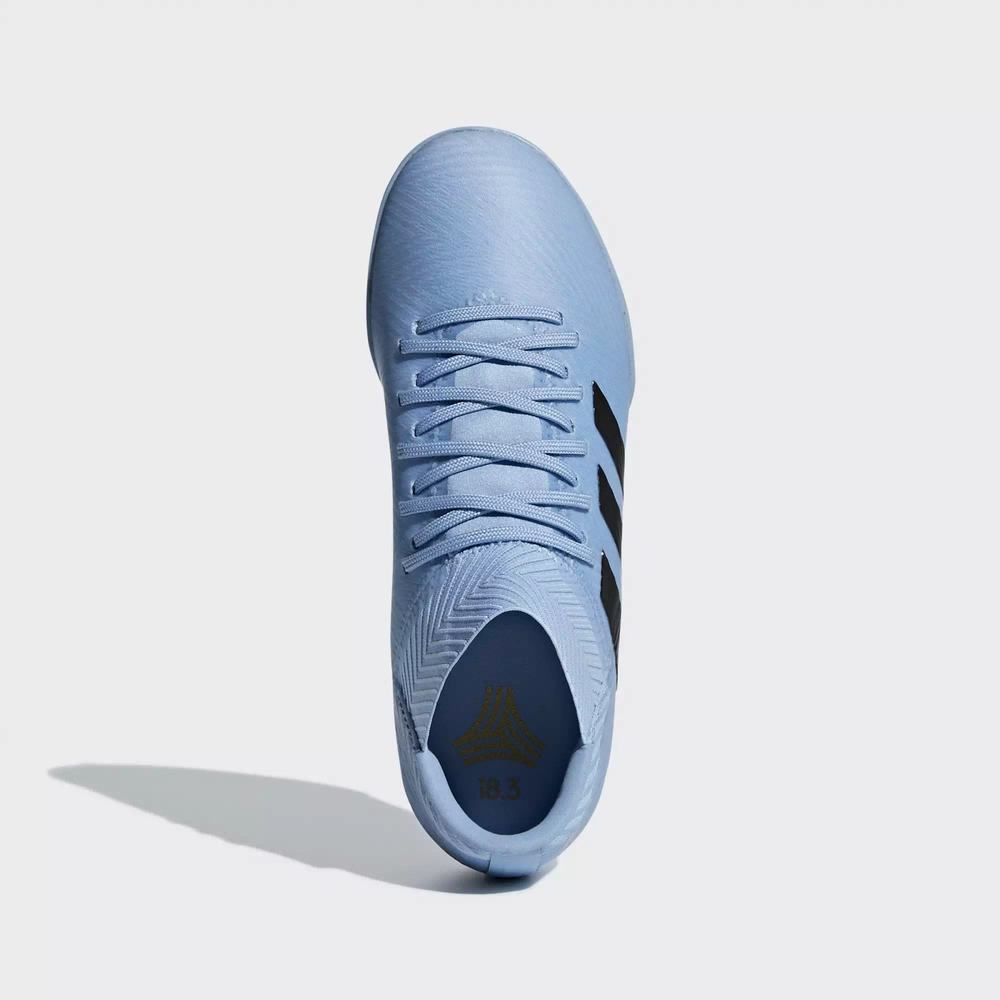 Adidas Nemeziz Messi Tango 18.3 Turf Tenis De Futbol Azules Para Niña (MX-34433)
